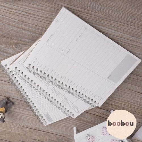 

[RESTOCK] Daily Planner A5 Aesthetic Buku Catatan Harian Journal Lucu dan Cute
