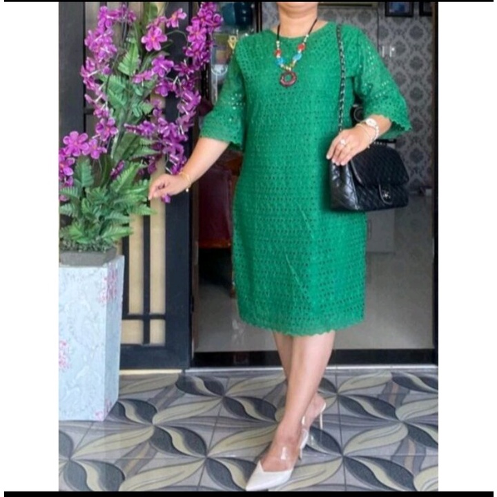 KONVEKSI DRES KATUN BOLONG/BAJU WANITA GEREJA BATAK