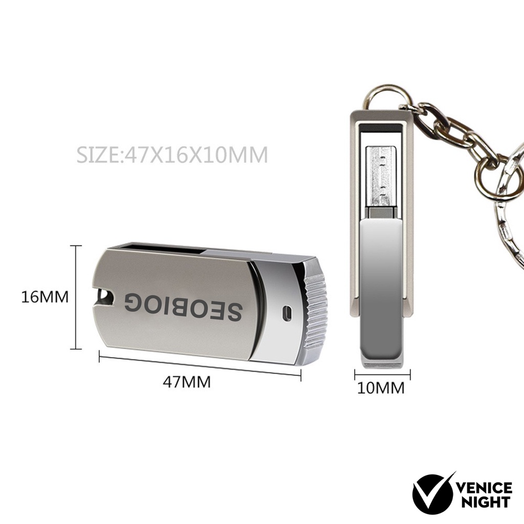 (SF) Seobiog Flashdisk Usb 1T 2T Bahan Logam Tahan Panas