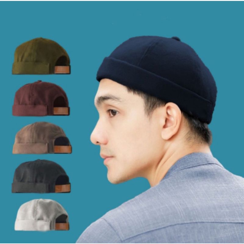 Topi polos peci miki peci muslim dewasa hat peci hijrah