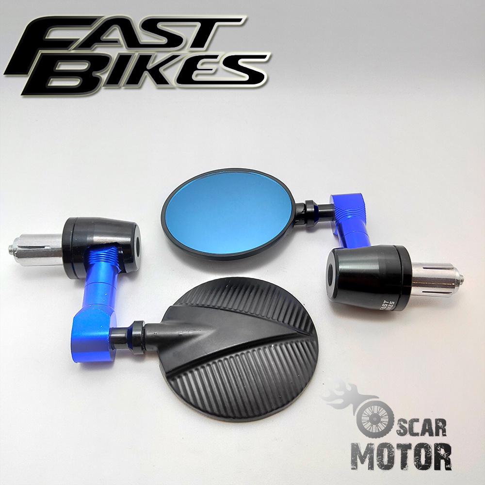 FAST BIKES KACA SPION JALU BULAT FULL CNC UNIVERSAL MODEL TEKUK 2007C motor