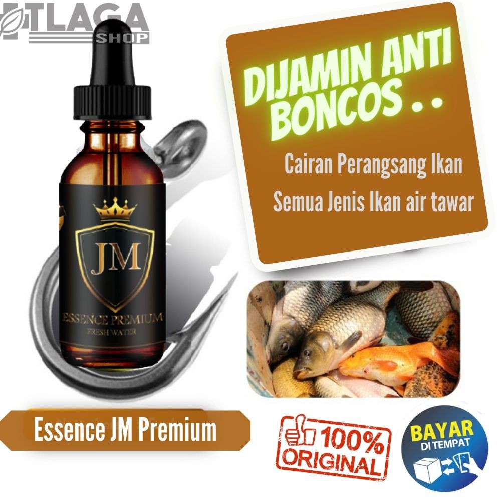 Essence JM Premium Cairan Umpan Mancing Pancing untuk Semua Jenis Ikan Air Tawar Essen Premium Gold