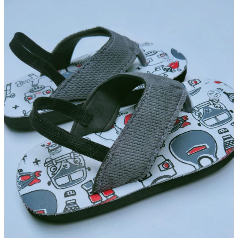 Sandal Anak Umur 1 tahun Motif ROBOT NEW