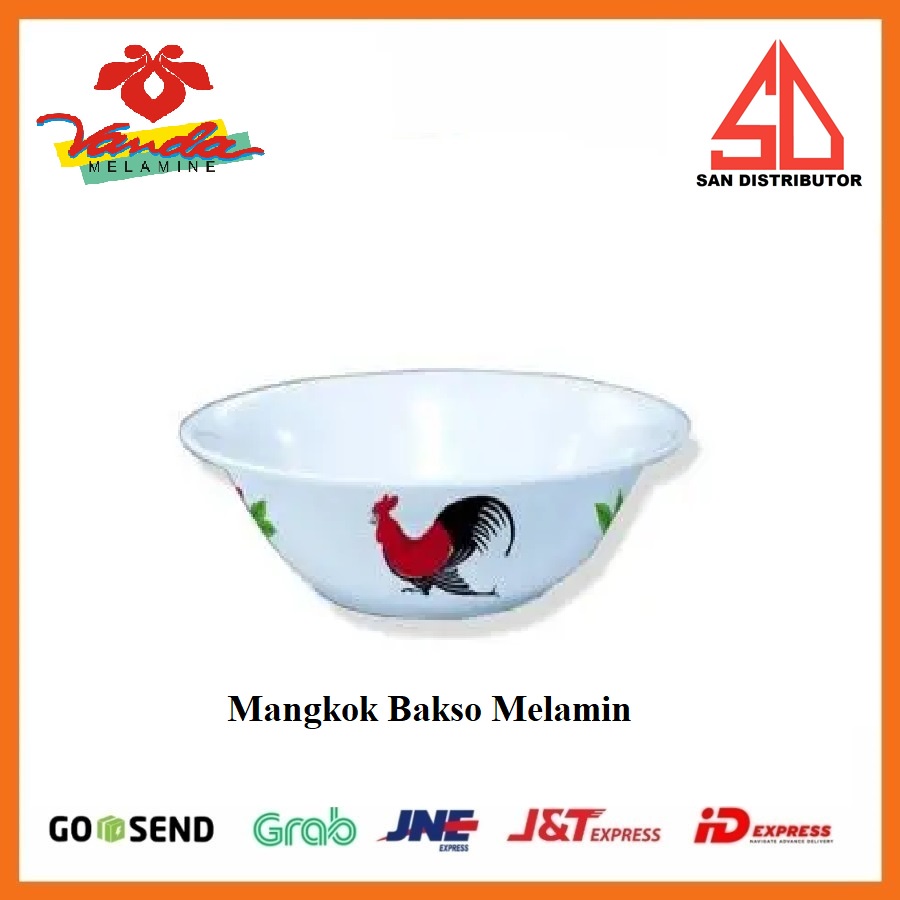 Mangkok Bakso Vanda Melamine motif Ayam / mangkok cafe restoran tempat makan anti pecah