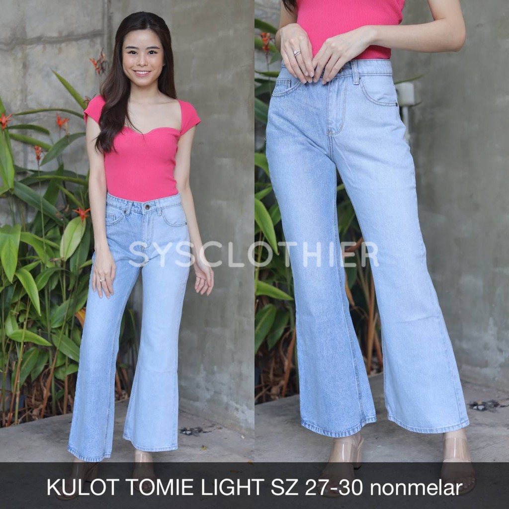 CELANA JEANS WANITA KULOT TOMIE PREMIUM