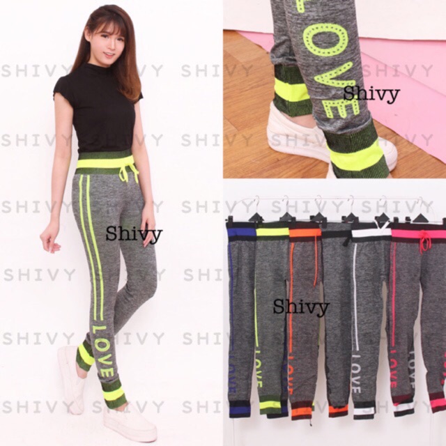 BARU!! LEGGING OLAHRAGA MISTY KOMBINASI TALI WANITA REMAJA IMPORT GROSIR ECER GYM YOGA ZUMBA