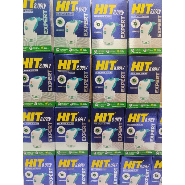 HIT Nonstop Expert Set Elektrik gratis Refill &amp; Hit Expert Refill obat nyamuk cair