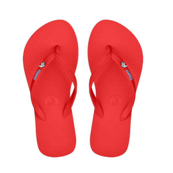 Sandal Fipper Glitter Red Blue Sky Original