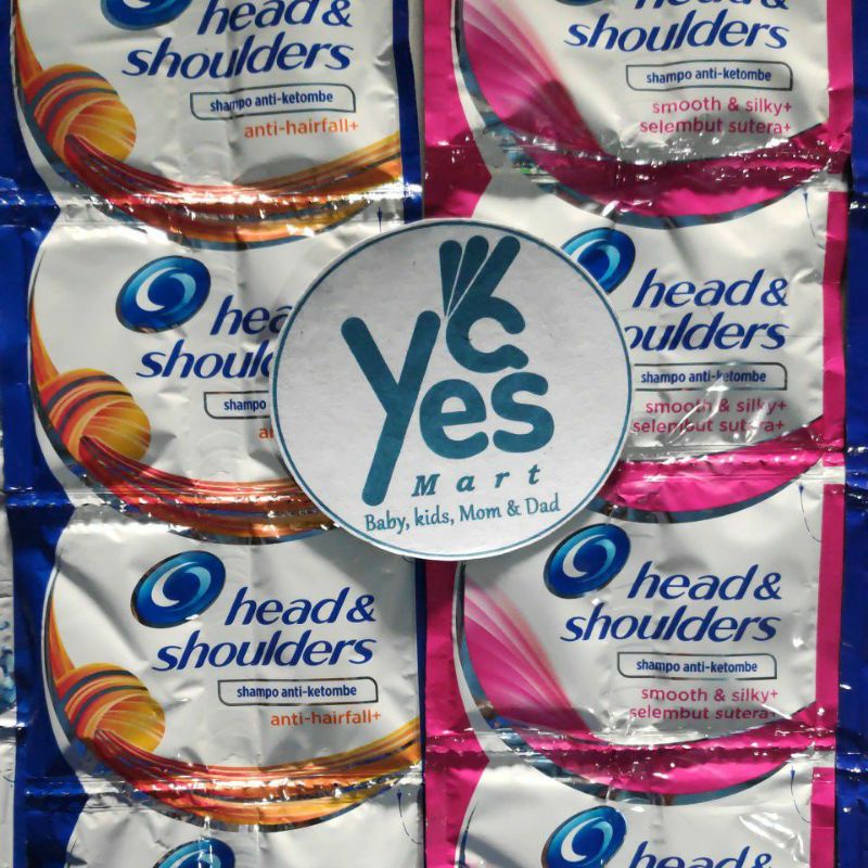 COD head&amp;shoulders sampo 12 sachet renceng Ecer PCS head shoulders souders anti ketombe apek charcoal lemon fresh cool Menthol itc care Hair Fall bersih Harum Smooth &amp; Silky + Mengurangi gatal ketombe
