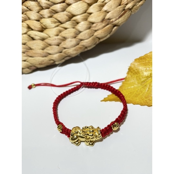 Gelang Benang Merah Giok dan Xuping