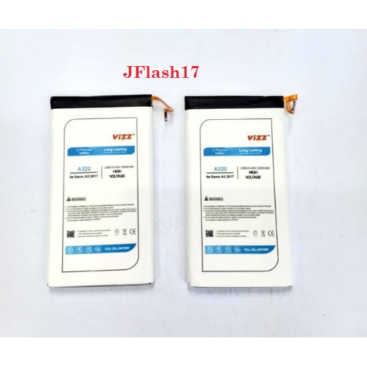 Baterai Vizz SAMSUNG A320 A3 2017