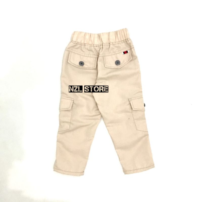 (BISA COD) Celana Chino Cargo Anak Panjang Original Usia 1-15 Tahun Cewe Cowo