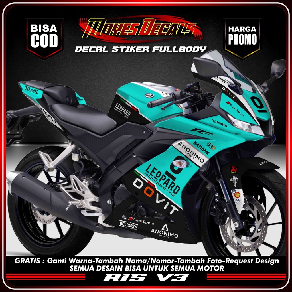 Decal R15 V3 LEOPARD Fullbody