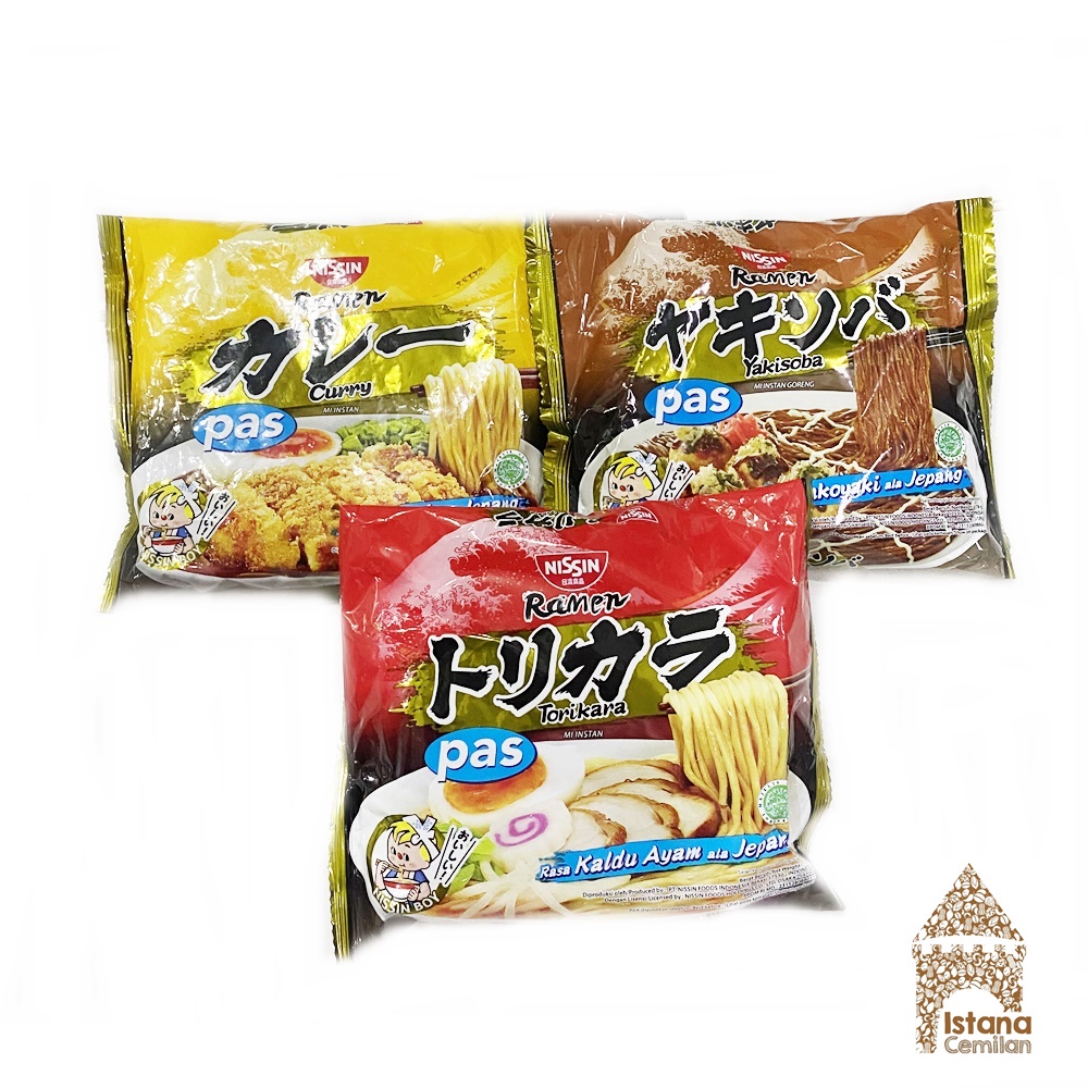 Nissin Ramen Boy Mikuya PAS Torikara Kaldu Ayam / Kari Jepang / Yakisoba Takoyaki 76 Gram