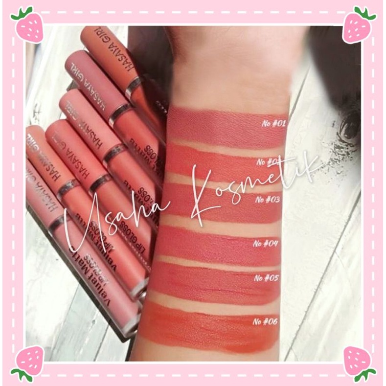 PROMO LIPGLOSS MATTE THAILAND HARUM PEACH DARI HASAYA GIRL NO.H6066