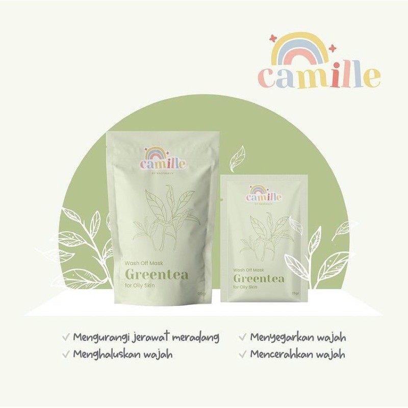 [READY] CAMILLE BEAUTE FACEMASK BPOM-Greentea