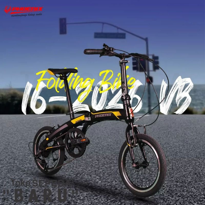 TB - Sepeda Lipat PHOENIX 16-2026 VB Ukuran 16 Inch