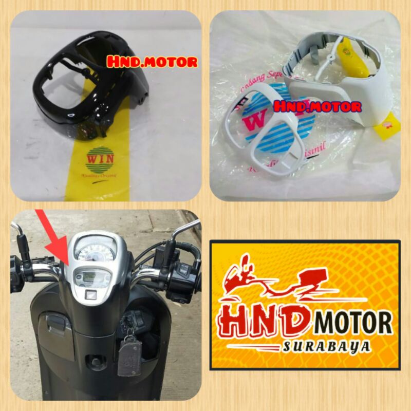 Batok Depan Atas / Bawah Scoopy FI 2017 2018 2019 2020 Donat | front handle cover A / B + accessorie