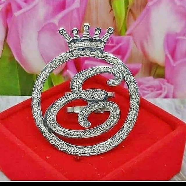 Bros inisial/bros huruf/cincin hijab custom /bros cincin hijab/bros ring hijab inisial /bros inisial