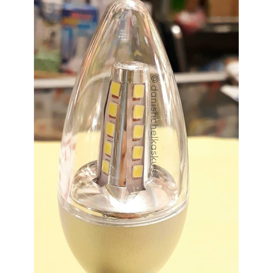 5W Lampu Hias Variasi Led Candle Lilin 5 Watt 400 Lumen Fitting E14 - Warmwhite