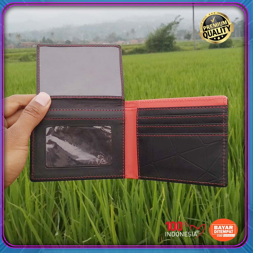 AMT Cloth's Fashion Dompet Pria distro Bahan Kulit PVC Premium Synthetic Leather