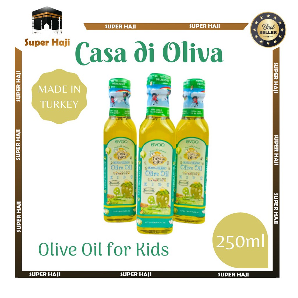 

MINYAK ZAITUN CASA DI OLIVIA EVOO MPASI (250ML)