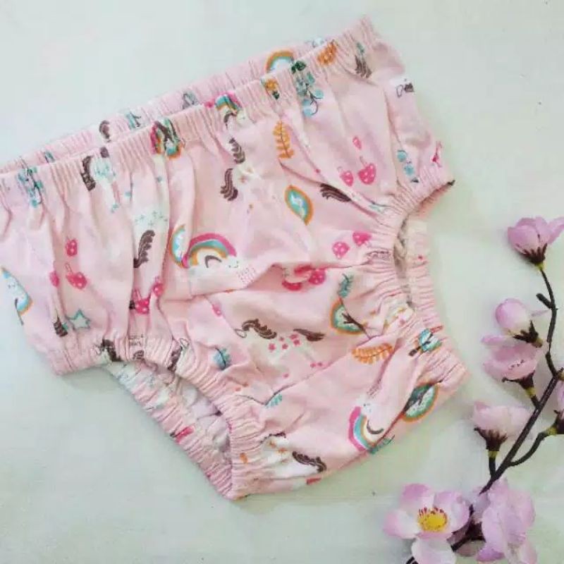 Celana Dalam Anak bayi balita motif L1bby V3lvet 3PCS celana dalam lucu bahan adem dan Tebal