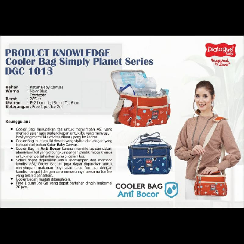 Dialogue Baby Cooler Bag Simply Planet Series - DGC1013 (Tas Asi Bayi)