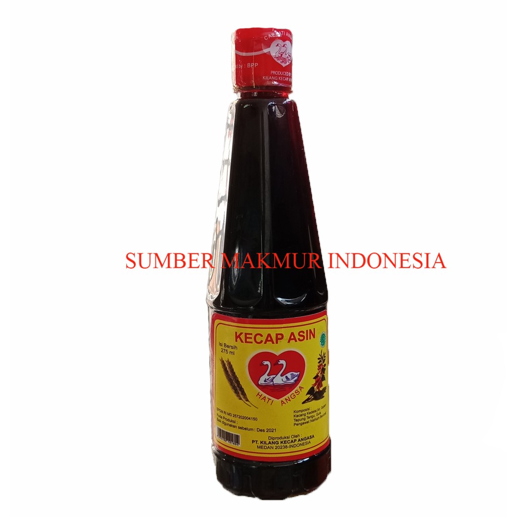 

KECAP ASIN CAP HATI ANGSA 275 ML- ECERAN