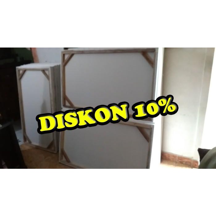 

Kanvas | Kanvas Lukis Satu Set -30X90 Cm 2 Pcs Dan 50X60 Cn 2Pcs