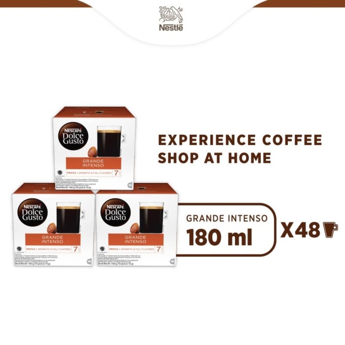 

3 Box Nescafe Dolce Grande Intenso Kopi Kapsul [ 1 Carton ]