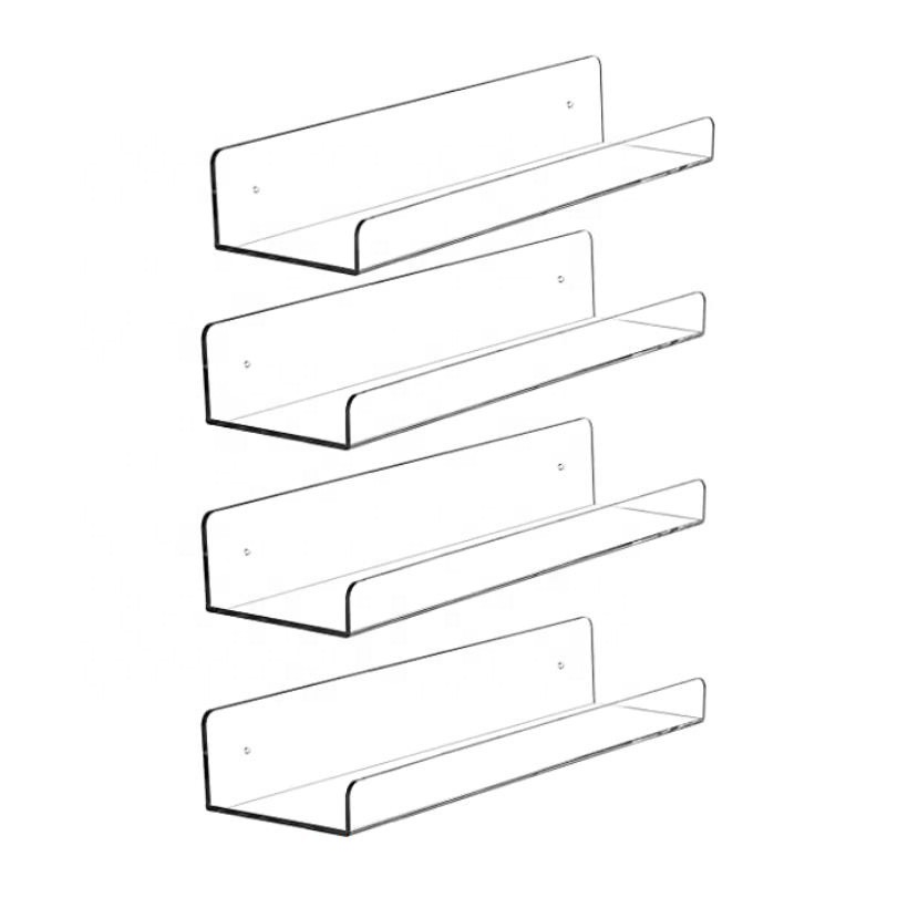 Akrilik Rak untuk Dinding, Acrylic Display Rak Akrilik Rak Buku dan Akrilik Riser Display Rak