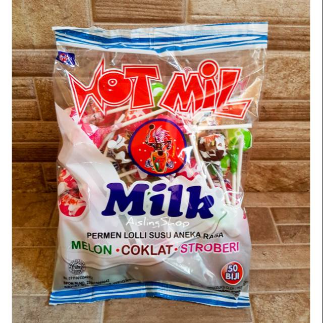 

Permen Hot Mil Lollipop (50×7gr)