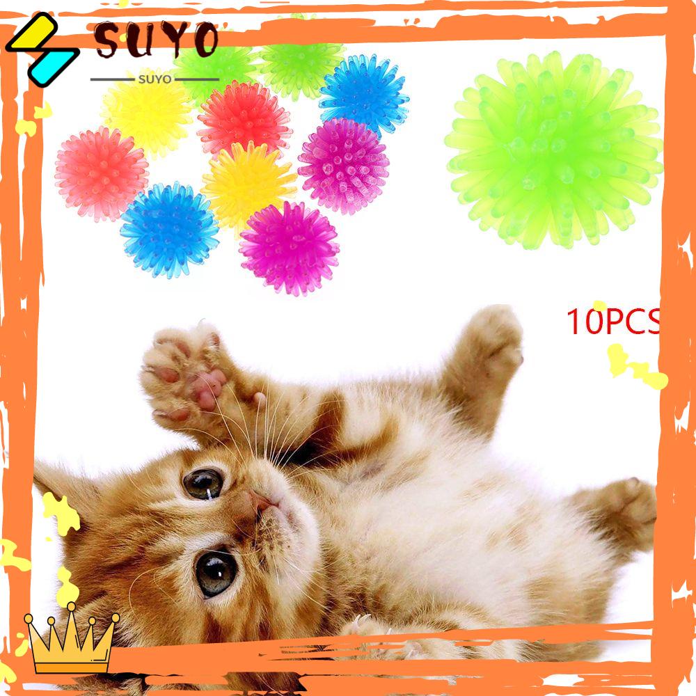 10pcs / lot Mainan Gigit Interaktif Warna-Warni Untuk Anak Anjing / Kucing