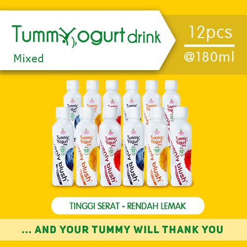 

Heavenly Blush Tummy Yogurt Drink All Variant [12 X 180 Ml]