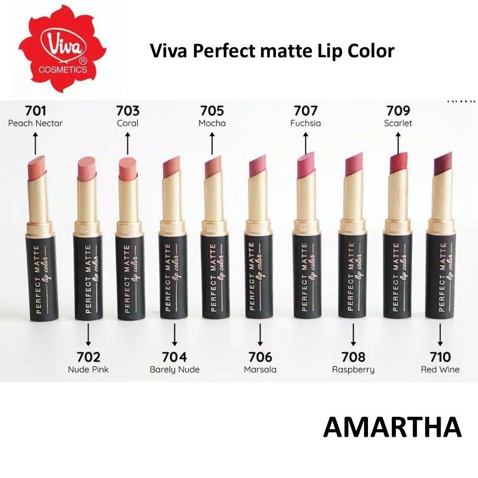 ✨LACIKOSME✨ VIVA QUEEN PERFECT MATTEE SHINE LIP COLOR - LIP COLOR BPOM ORIGINAL