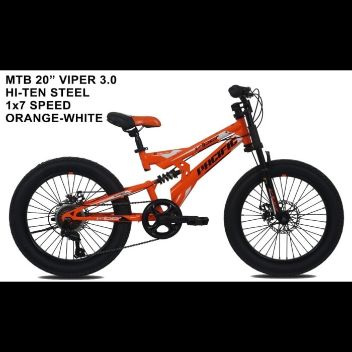 MTB 20" Pacific viper 3.0 full sus sepeda gunung 20 inch
