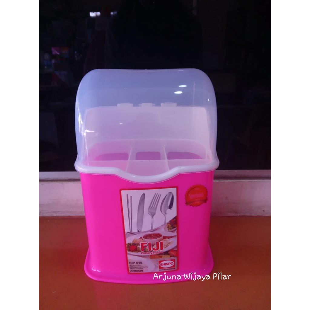 Tempat Sendok Garpu 6 Sekat Fiji Cutlery Holder Shinpo 615 + Bubblewrap