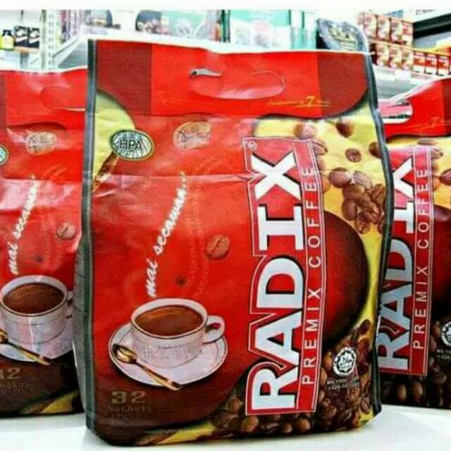 

Kopi radix/radik 32 isi 32 sachet