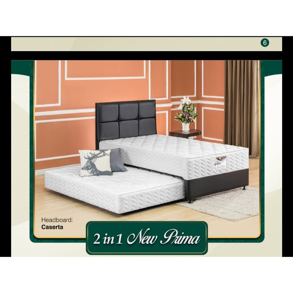 SPRINGBED GUHDO 2 in 1 UK 160x200 HEADBOARD CASERTA