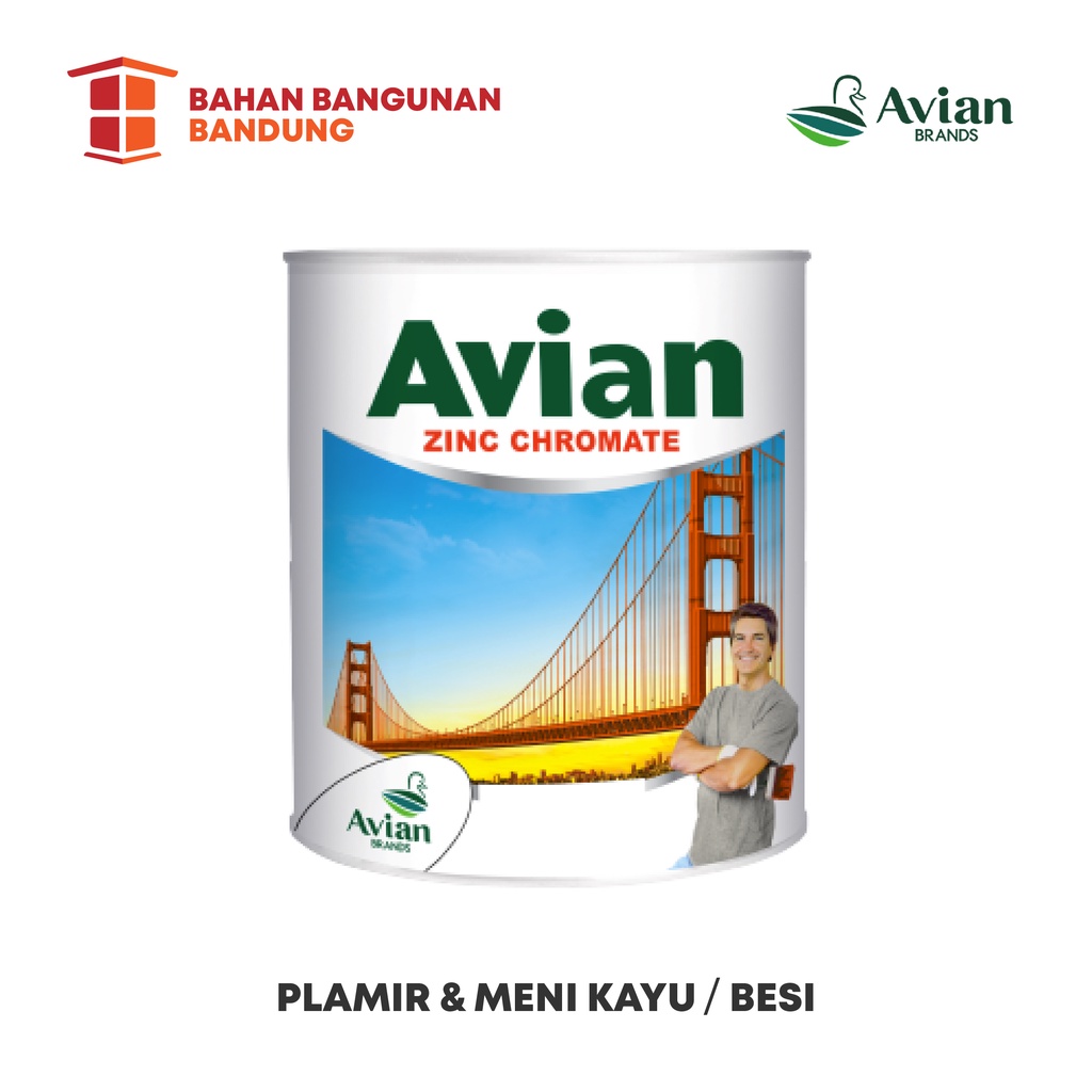 Jual Plamir Meni Kayu Besi Avian Zinc Chromate Primer Kg Murah