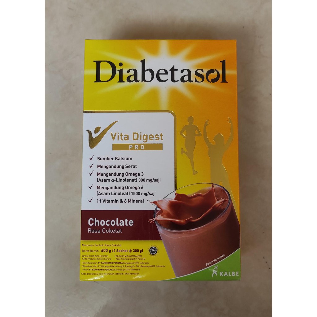 

DIABETASOL CHOCOLATE 2 X 300 GR