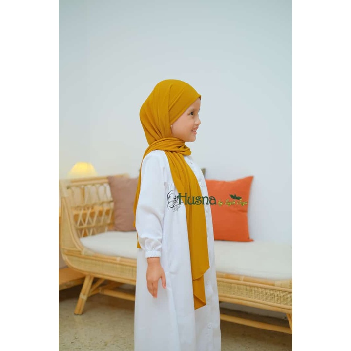 Pashmina Malay Kids Husna Jersey Premium Zara