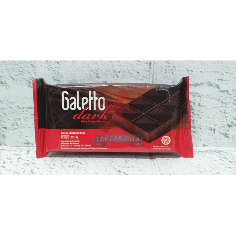 

Coklat Galetto Dark Chocolate Compound 250gr