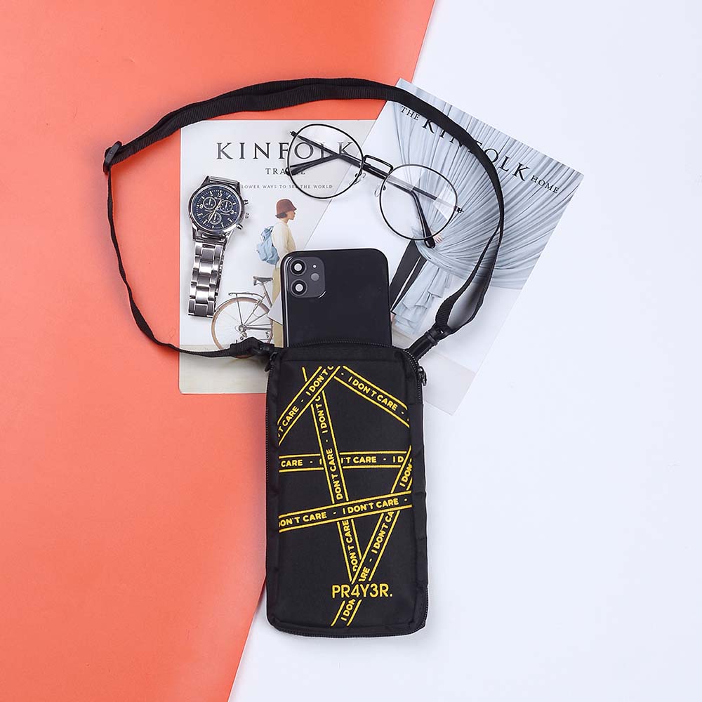 TAS KECIL PRIA WARNA HITAM ORIGINAL DOMPET TALI MUAT HP 186