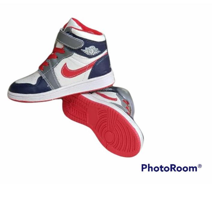 SEPATU FF ANAK AIR JORDAN - NIKE AIR JORDAN KIDS - BLACK TOE  - CHIGAGO