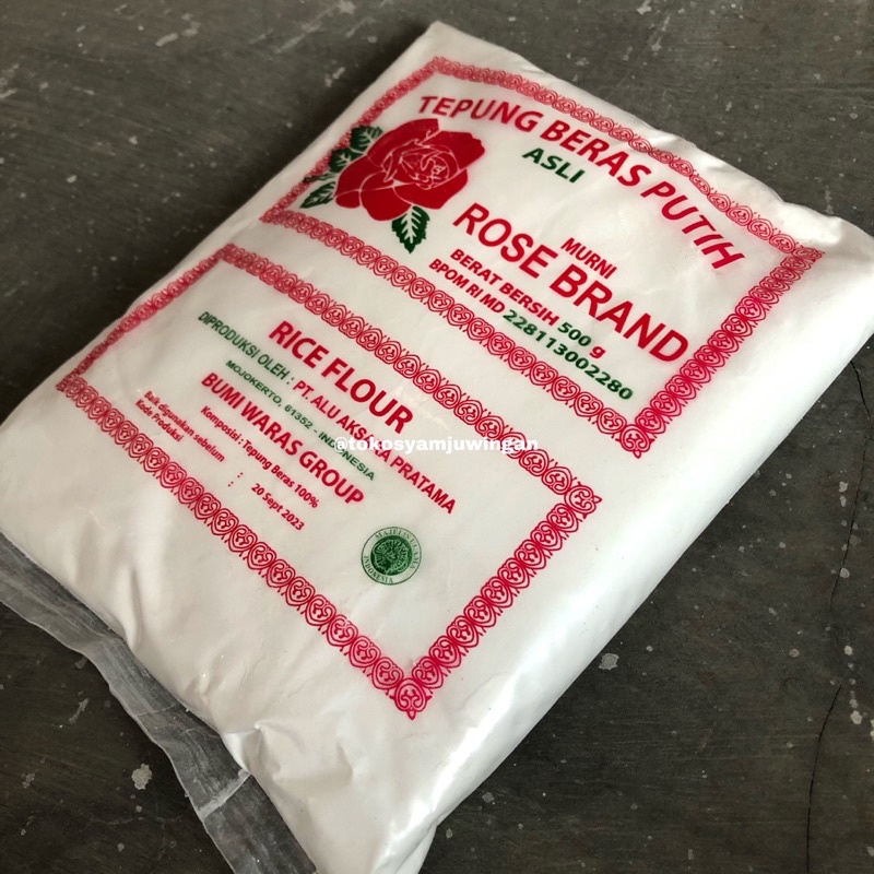 

Tepung Beras Rose Brand 500gr