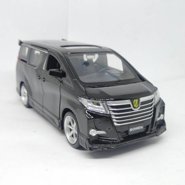 Diecast Miniatur Mobil Alphard Rowen Skala 32 Mobil Mobilan Mainan Anak Koleksi Murah