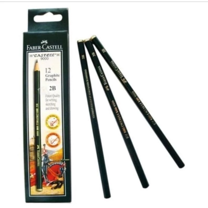 

Pencil / Pensil 2B Faber Castell Original (1 pcs)