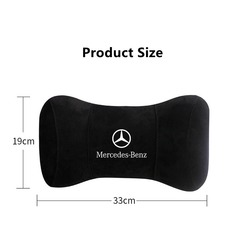 G-club Bantal Leher Memory Foam Lembut Nyaman Untuk Benz CLA / W205 / W212 / W213 / W246 / W176 / W20